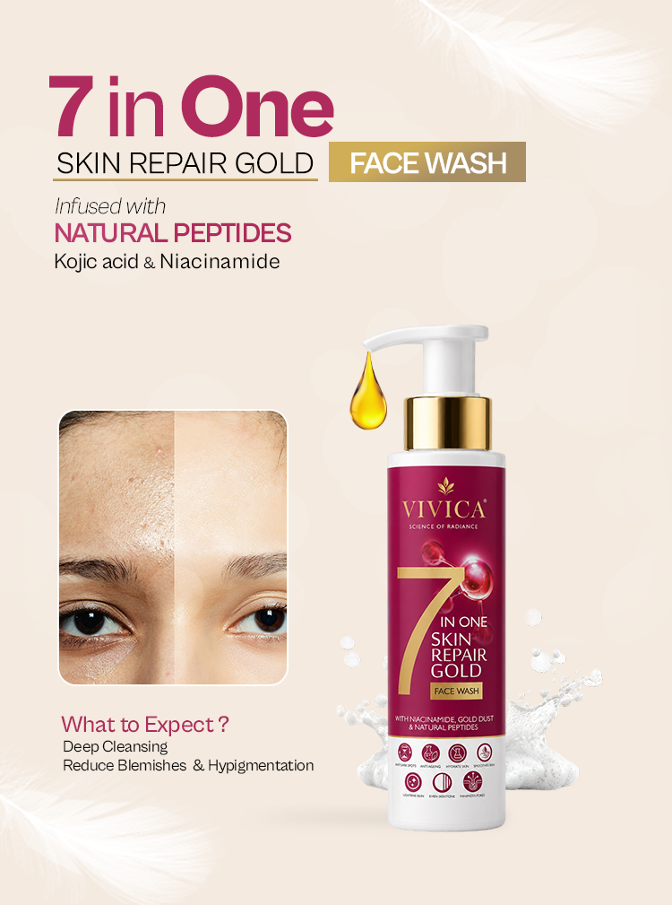 Vivica 7 in One Skin Repair Gold Face Wash