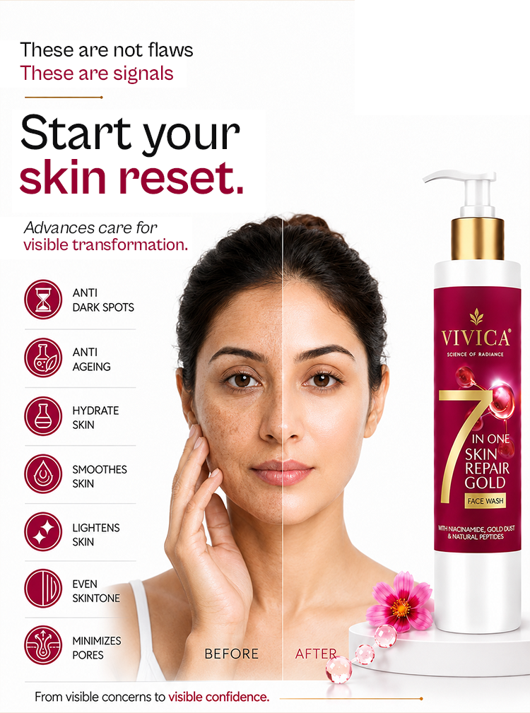 Vivica 7 in One Skin Repair Gold Face Wash